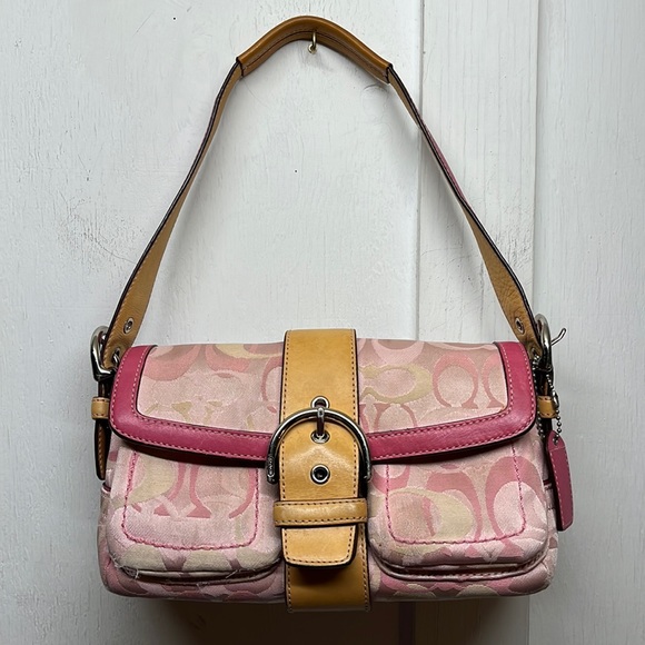 Coach Handbags - Pink Coach Mini handbag